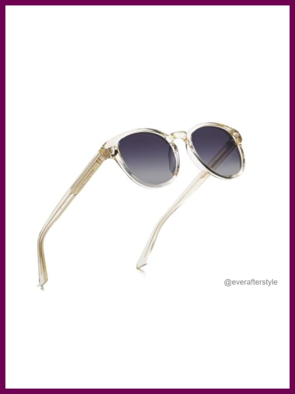 Italian Acetate Polarized Sunglasses Small Face Women Round UV400